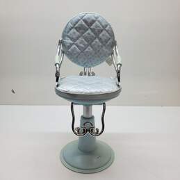 Our Generation Doll Blue Salon Chair