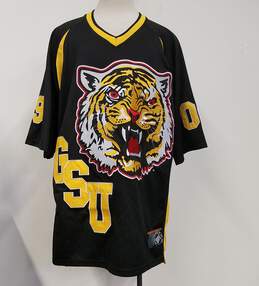 Mens Black Yellow Grambling State Tigers #1 College NCAA Jersey Size 2X