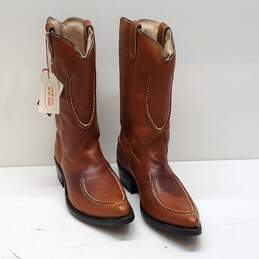 Double H Full Gran Glove Leather Western Boots with Tags Size 10.5D