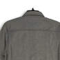 NWT Mens Gray Collared Long Sleeve Button-Up Shirt Size 38W 30LAC image number 4