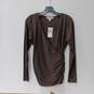 Michael Kors Women's  Petite Chocolate Top Size P/M W/Tags image number 1