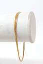 14K Yellow & White Gold 6-Strand Fine Chain Bracelet 2.3g image number 1