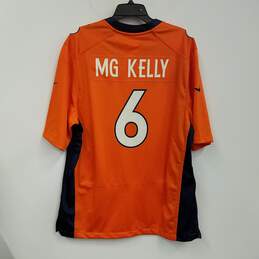 Mens Orange Denver Broncos MG Kelly #6 Football NFL Jersey Size Large alternative image