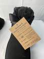 Womens Black Bear Paw Suede Lined Ankle Boot Size 8 image number 6