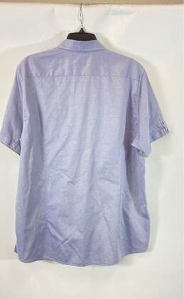 Ted Baker Blue Short Sleeve Shirt - Size 7 alternative image