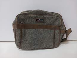 Gray Tweed Laptop Bag