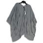 NWT Womens Gray Knitted Regular Fit Open Front Cardigan Sweater One Size image number 4