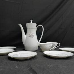 9pcs. Whites Noritake China Set of Tea Cups, Pitchers & Plates