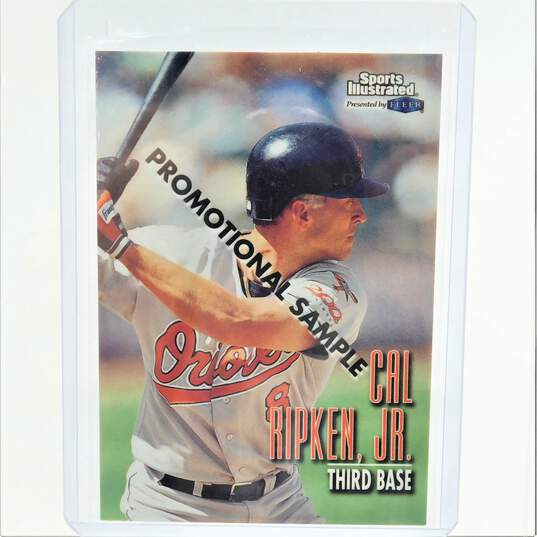 1998 HOF Cal Ripken Jr Fleer Sports Illustrated World Series Fever Promo Sample Baltimore Orioles image number 1