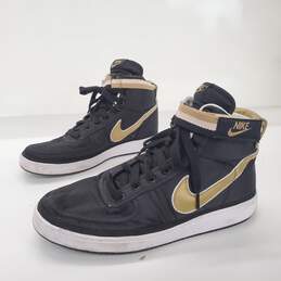 Nike Men's Vandal High Supreme Black/Metallic Gold Sneakers Size 12