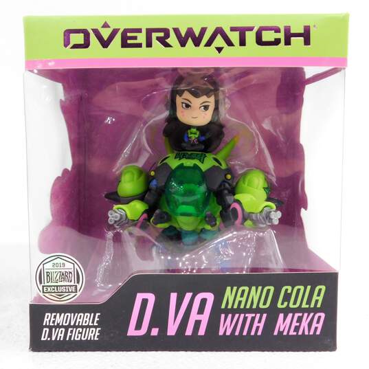 (2) 2019 Blizzard Cute But Deadly Overwatch Nano Cola D.VA w/ MEKA Figure - DVA image number 4