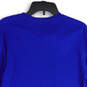 NWT Mens Blue Graphic Print Crew Neck Long Sleeve Pullover T-Shirt Size M image number 4