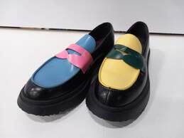 Camper Twins Asymmetrical Multicolor Loafers Size 41