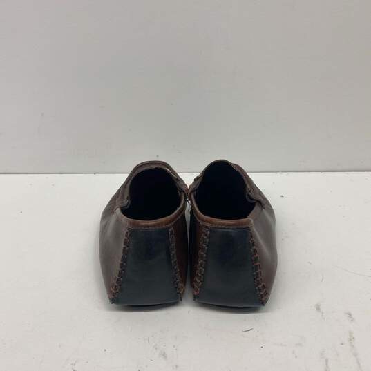 Gucci Brown Loafer Casual Shoe Men 11 image number 4