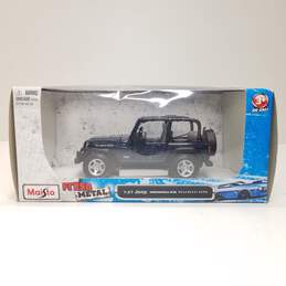 Maisto Jeep Wrangler Rubicon Diecast Model Toy Car White 1:27 Special Edition NRFB