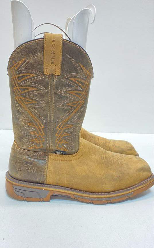 Buy the Irish Setter Tan Western Boot Men 10 | GoodwillFinds