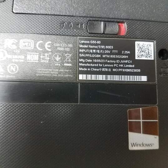 Lenovo G50 Intel Corei3@2.0GHz Memory 8GB Screen 15in image number 4