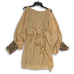 NWT Romeo & Juliet Couture Womens Beige Pullover Sheath Dress Size L alternative image