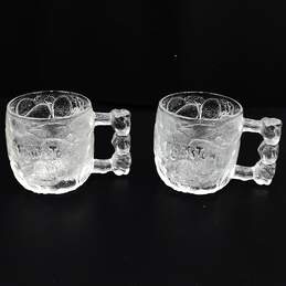 1993 The FlintStones McDonald's RocDonald's Glass Mugs Lot of 6 alternative image