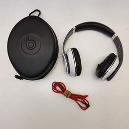 Beats by Dre Monster White Wired Audio Headphones with Case