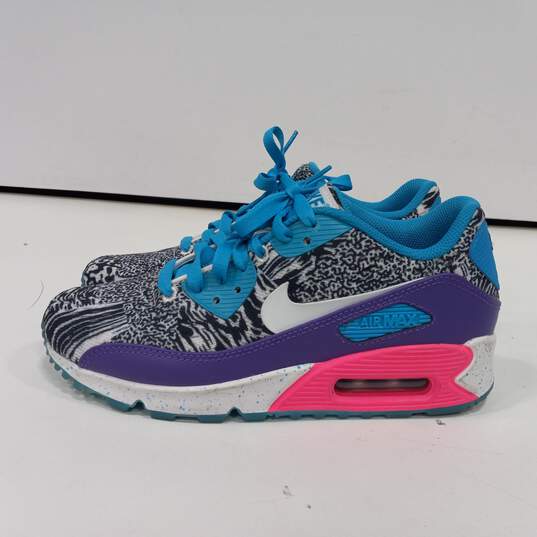 Nike ID Air Max 90 Women's Multicolor Sneaker Size 6.5 image number 3