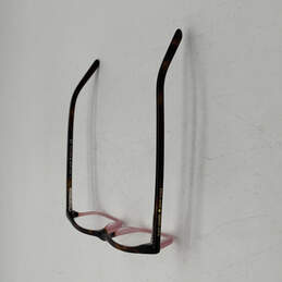 Womens Jodie TP10 Brown Pink Tortoise Frame Rectangle Full Rim Eyeglasses alternative image