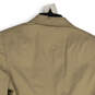 Womens Tan Notch Lapel Long Sleeve Single Breasted One Button Blazer Size 6 image number 4