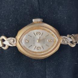 Lucien Piccard Circa 101 10k Gold Plated Bracelet Vintage Watch