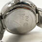 Designer Betsey Johnson Silver-Tone  Rhinestone Dial Analog Wristwatch image number 4