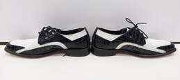 Stacy Adams Men's Black and White Leather Dress Shoes Size 7 alternative image