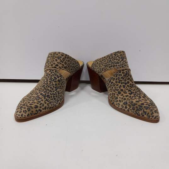Dolce Vita Women's Brown Leopard Print Mules Size 8.5 image number 2