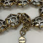 Designer Stella & Dot Amelie Gold-Tone Crystal Cut Stone Chain Bracelet image number 4