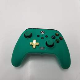 Power A Green and Gold Xbox One Controller