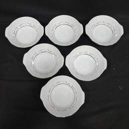 6pc Noritake China Caroline Pattern Dessert Bowls alternative image
