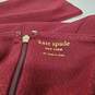 Kate Spade New York Women's Burgundy 3/4 Sleeve Sparkle Ponte Dress Size 16 image number 3