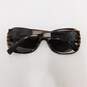 VERSACE Medusa Glitter 4317 'Brown Rule Black' 5187/73 Stripe Sunglasses with COA image number 2