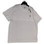 NWT Mens White Crew Neck Short Sleeve Classic Fit Pullover T-Shirt Size XL image number 1