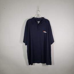 Mens Denver Broncos Team Apparel Collared Football-NFL Polo Shirt Size 3XT
