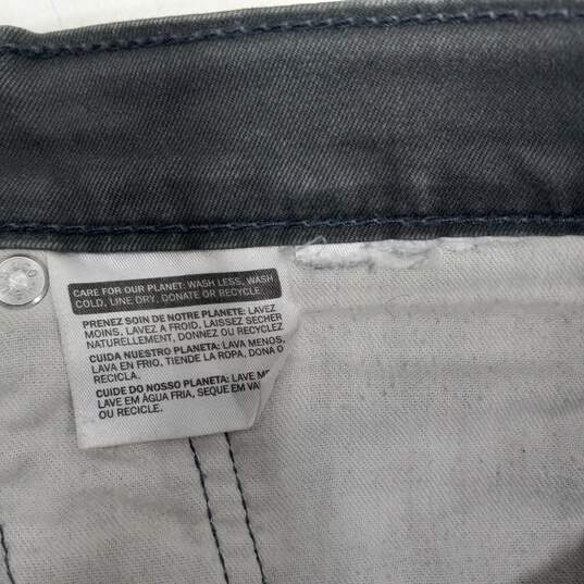 Levi's 541 Gray Straight Jeans Men's Size 34x32 image number 6