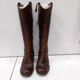Born Women's Brown Leather Riding Boots Size 8.5 / Euro Size 40 alternative image