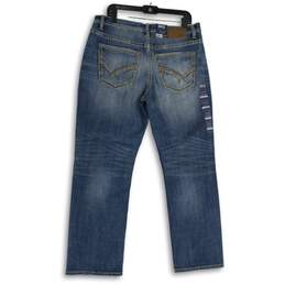 NWT BKE Tyler Mens Blue Denim Medium Wash Relaxed Fit Straight Jeans Size 33x30 alternative image