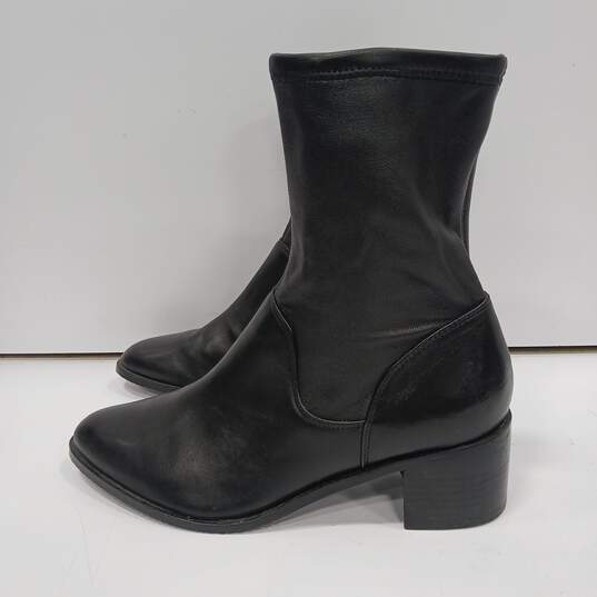 Clarks Women's Poise Leah Soft Black Leather Mid-Calf Boots Size 8.5M image number 1