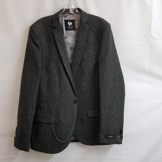 Twisted Tailor Herringbone Jacket Men's Size 44R image number 1