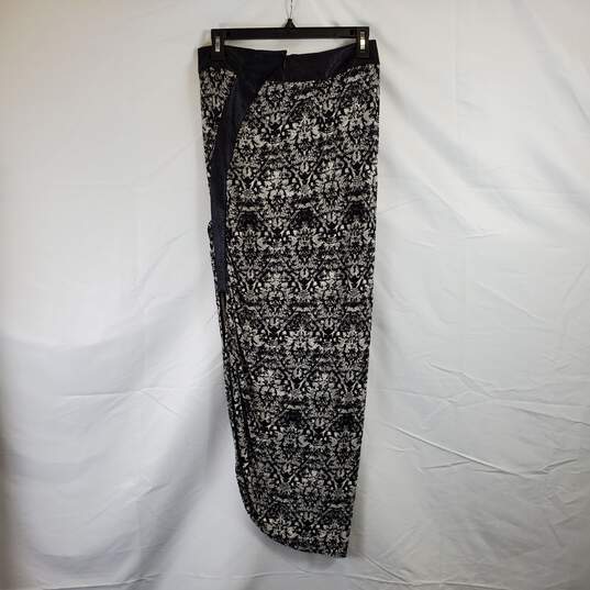 SW3 Bespoke Women Black/Ivory Maxi Skirt Sz S image number 2