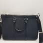 Coach Metropolitan Leather Structured Briefcase Navy image number 1
