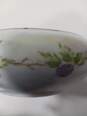 White w/ Grape Design Crown Empire Serving Bowl w/ Lid image number 4