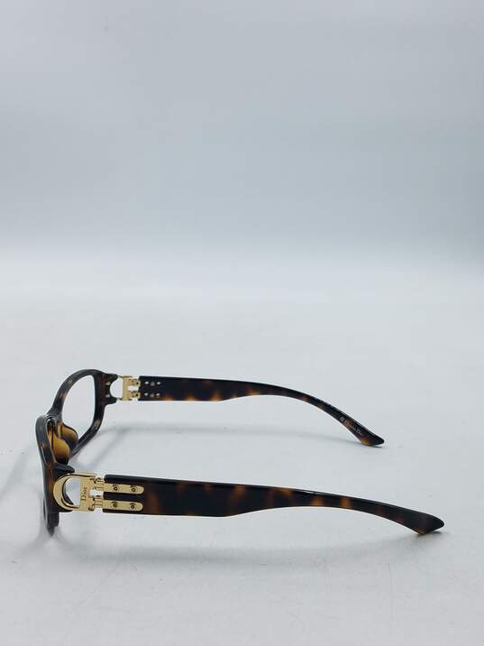 Christian Dior Tortoise Rectangle Eyeglasses image number 4