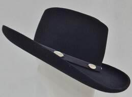 Stetson Men's Royal Flush Gun Club Black Fur Felt Hat SZ 7 IOB alternative image