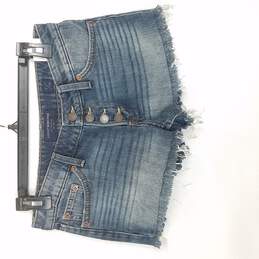 Lucky Brand Women Blue Cut Off Denim Shorts 0 NWT