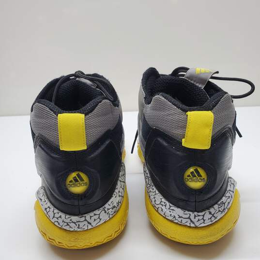 Adidas Top Ten 2000 Grey Sun Yellow Kobe Bryant Mens Basketball Shoes Size 11 image number 3